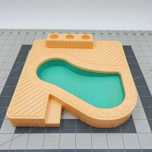 Fisher Price Little People Swimming Pool 2526 Base Only 1986 Vintage